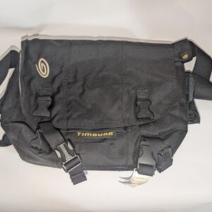 Timbuk2 Black and Silver Messenger Bag